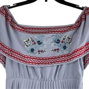 ASOS High Low Dress with Embroidered Floral Design Maternity Size 4